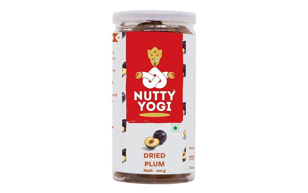 Nutty Yogi Dried Plum    Container  100 grams
